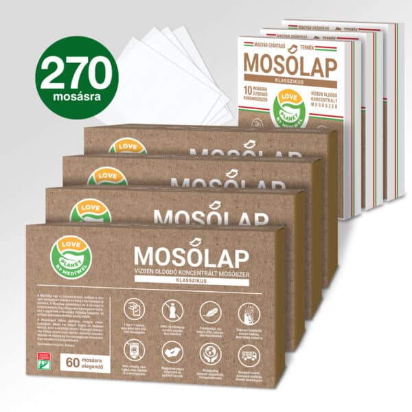 4×60 db + 3×10 db Mosólap – Klasszikus (Illatos)